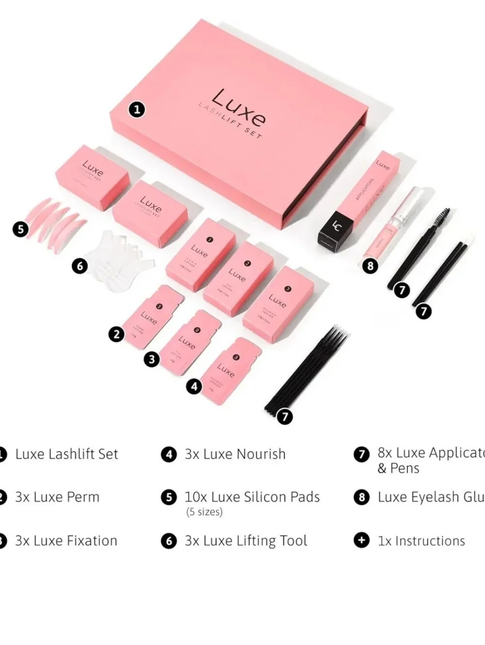 NEW Luxe Lashlift Set Sealed Lash Lift Beauty Self Care Bundle